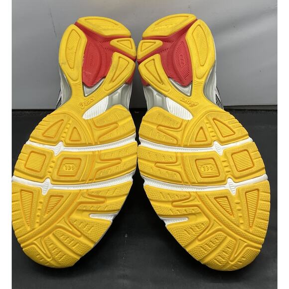 Asics GEL EXALT Black Red Gray Running Race Shoes Mens Size 12 Fast Shipping - Picture 8 of 11